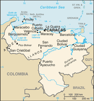 venezuela carte