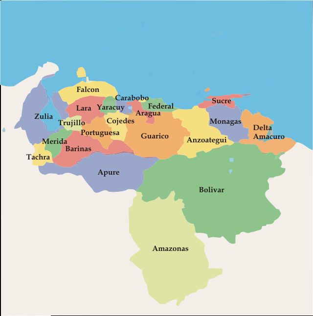 venezuela quartier carte