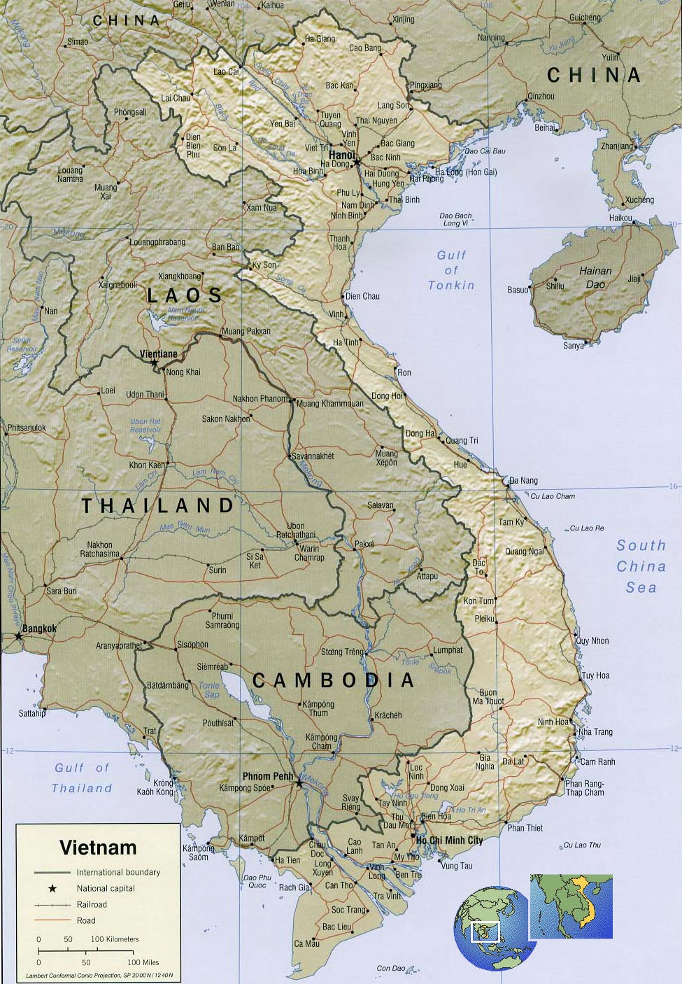 vietnam carte