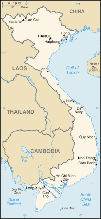 vietnam carte