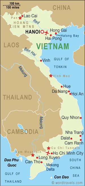 vietnam carte