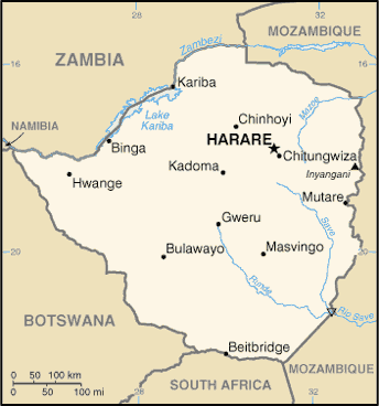 zimbabwe carte harare