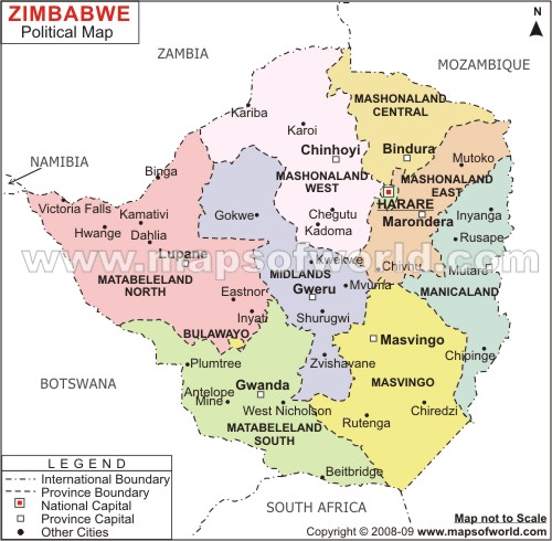 zimbabwe carte
