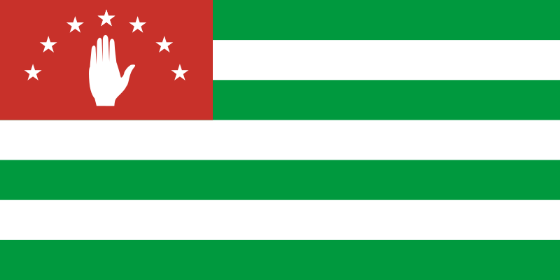 Abkhazie drapeau