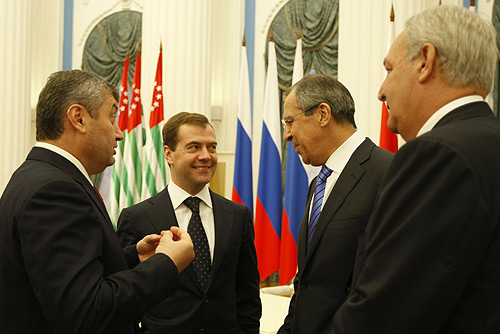 Dmitry Medvedev Abkhazie