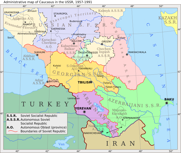 sovietique Caucase Abkhazie