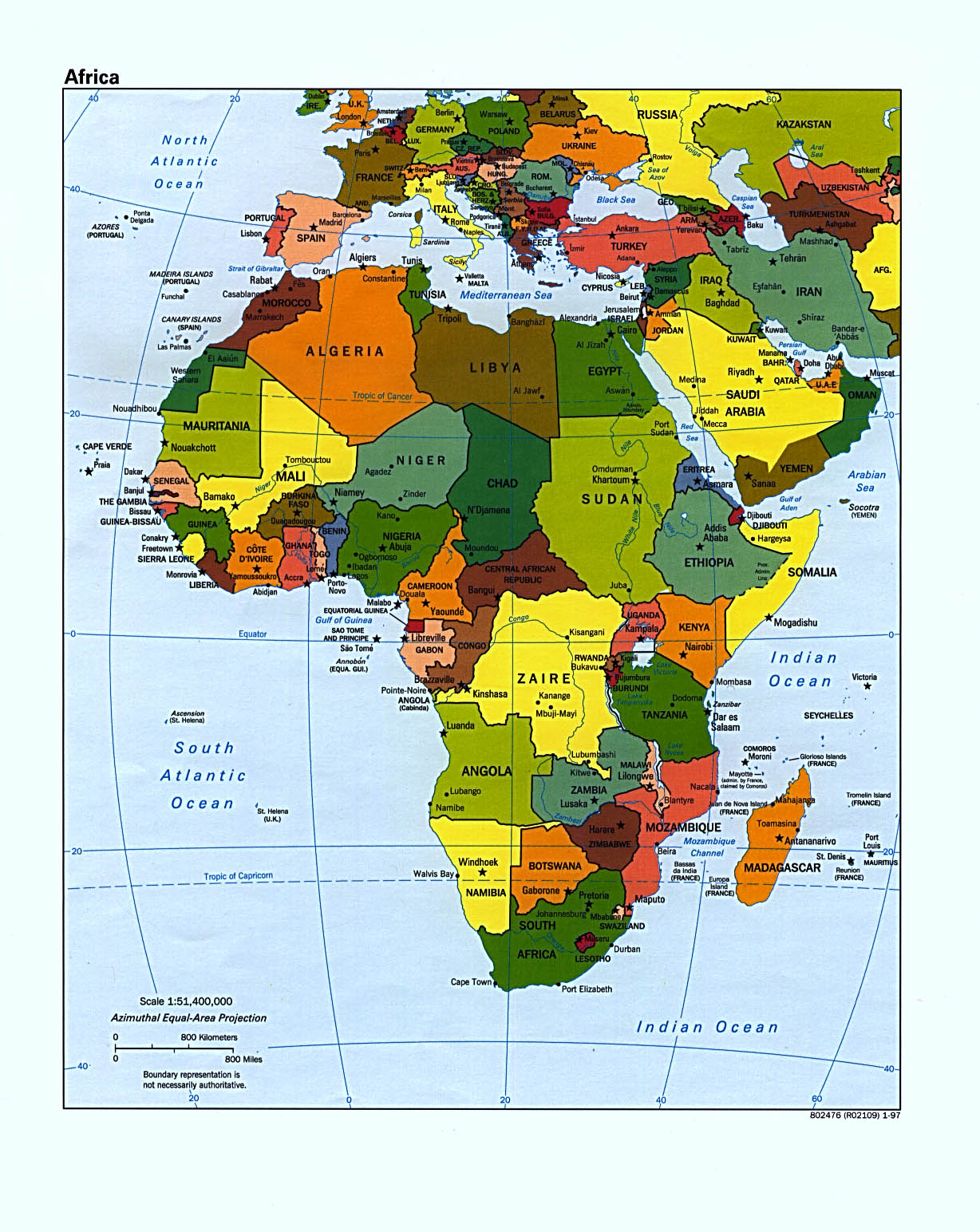 continent de afrique