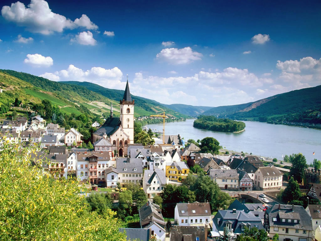 allemagne rhine fleuve