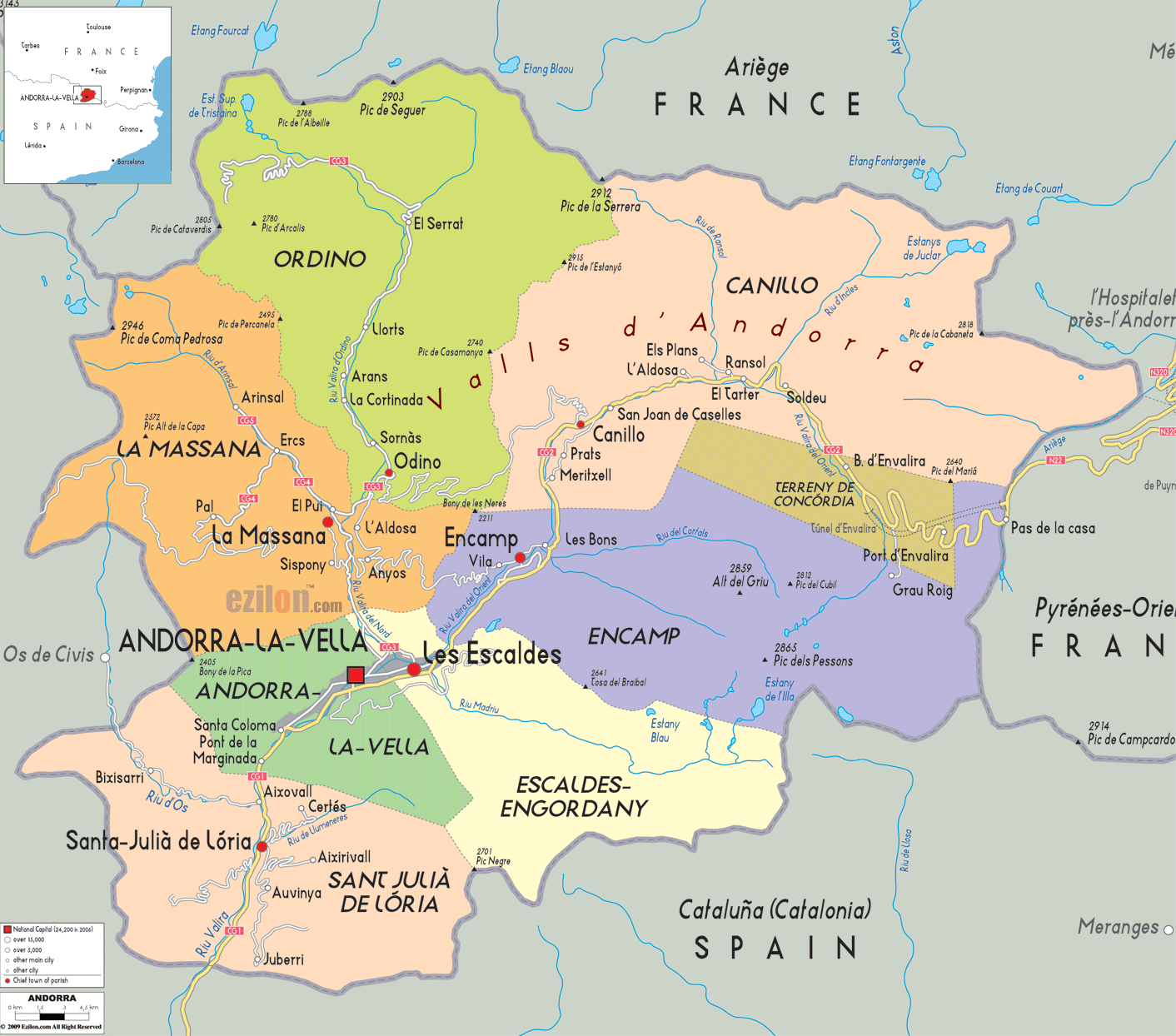 andorre politique carte