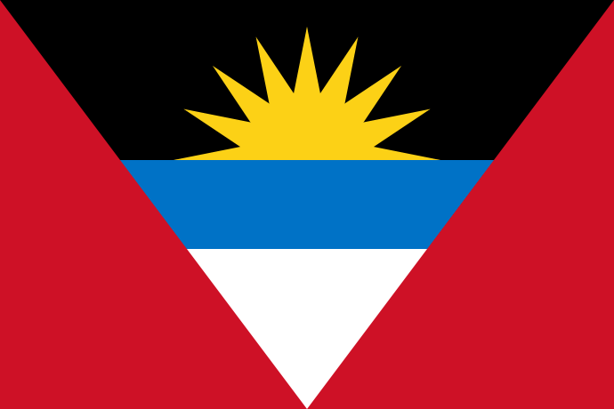 antigua et barbuda drapeau