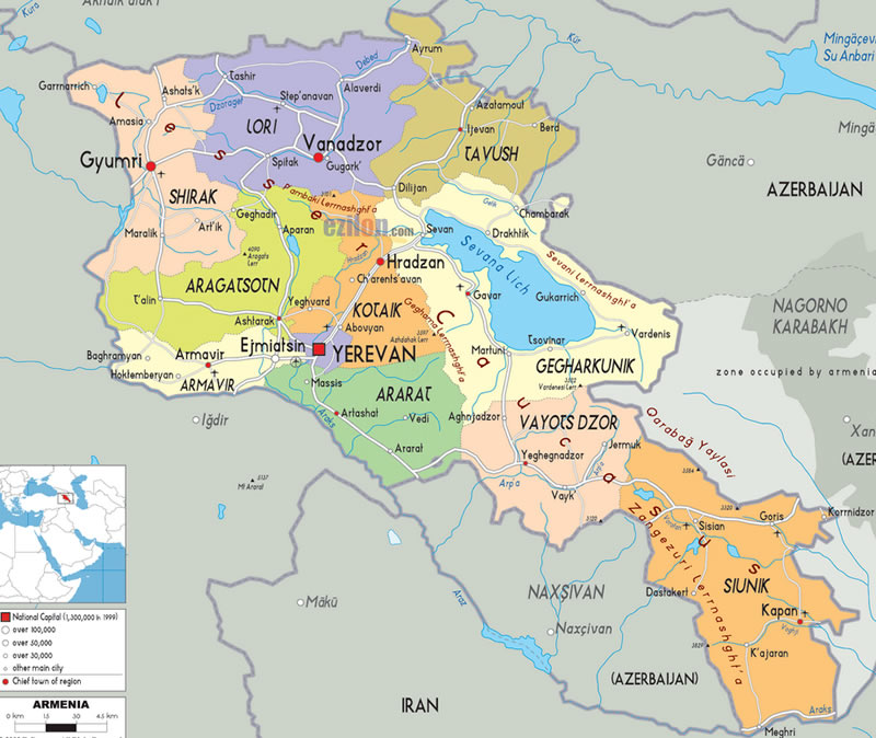 carte de armenie