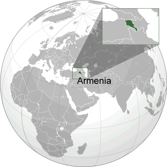 ou se trouve armenie