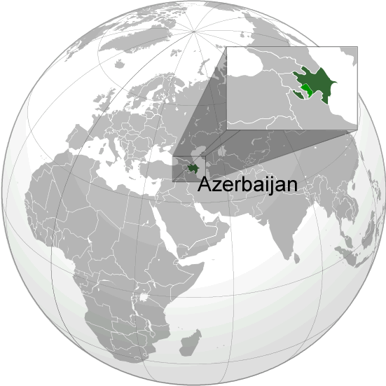 ou se trouve azerbaidjan