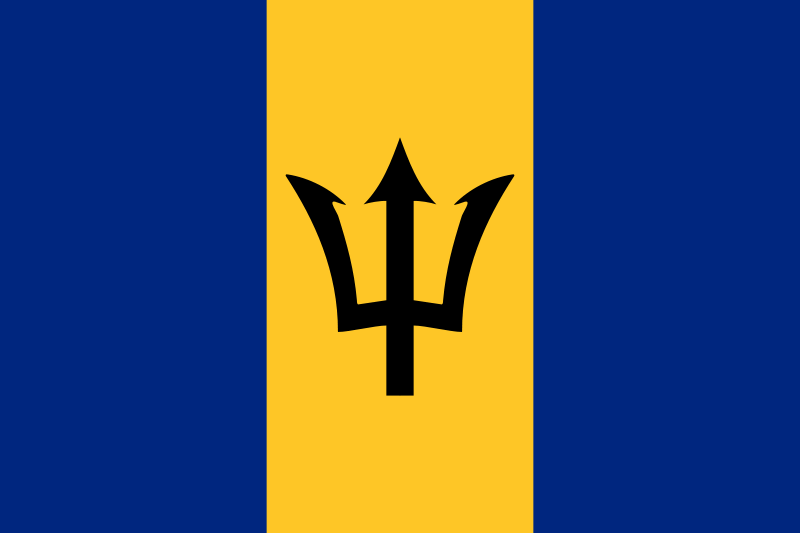 Barbade Drapeau