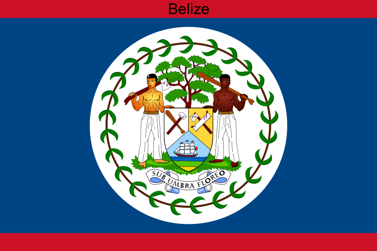Belize Drapeau