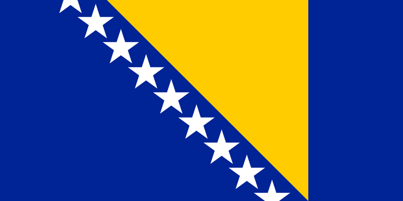 Bosnie Herzegovine Drapeau