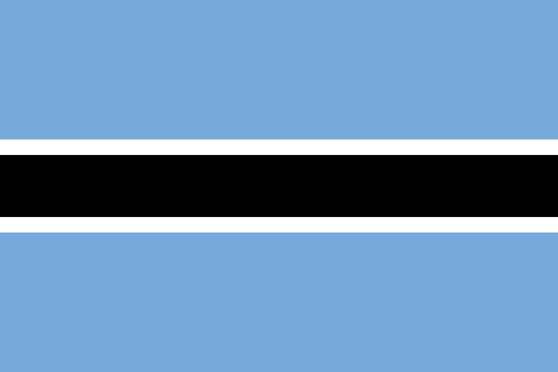 Botswana Drapeau