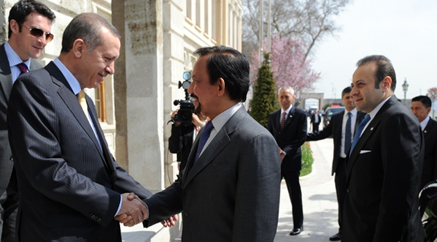 brunei sultan premier ministre turc