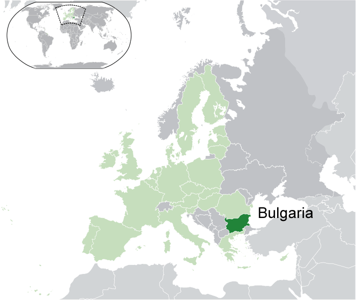 ou se trouve bulgarie