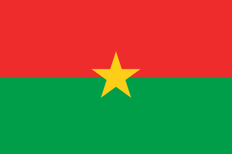 Burkina Faso Drapeau