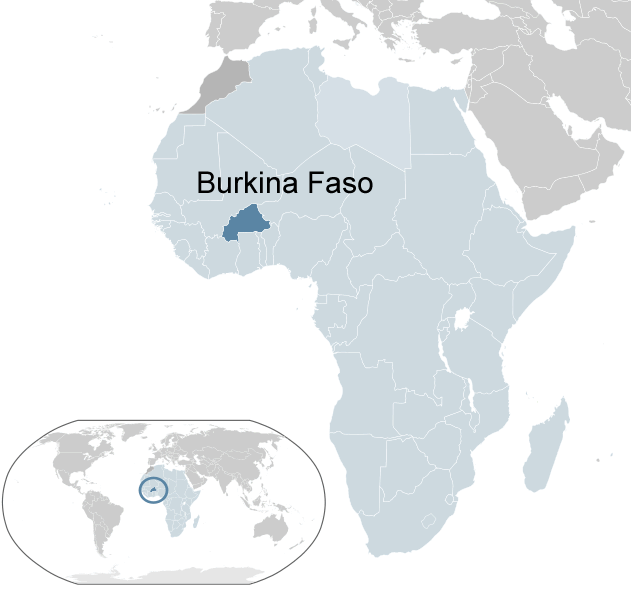 ou se trouve Burkina Faso