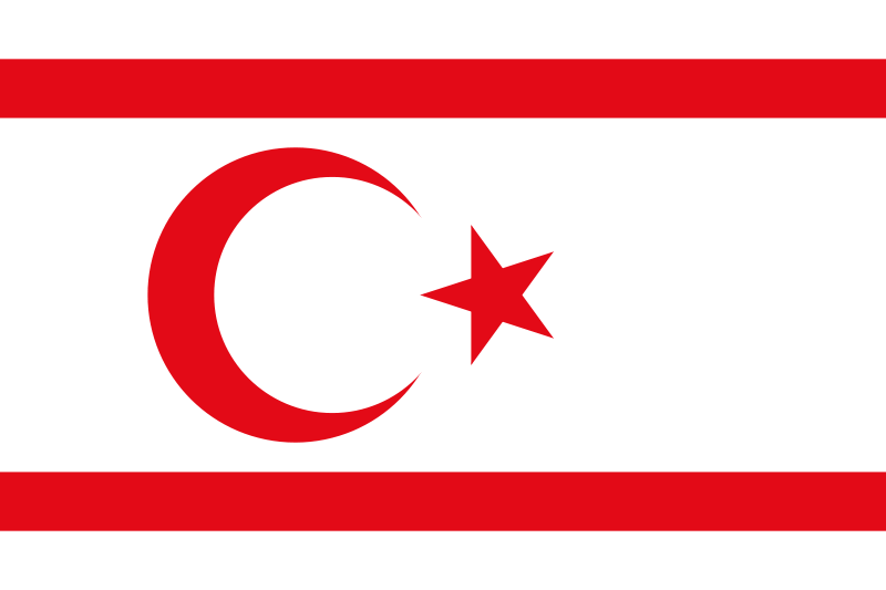 Chypre du Nord Drapeau