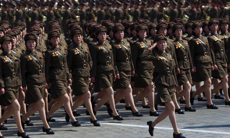 Coree du Nord femmes soldats