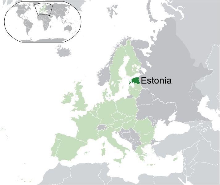 ou se trouve estonie