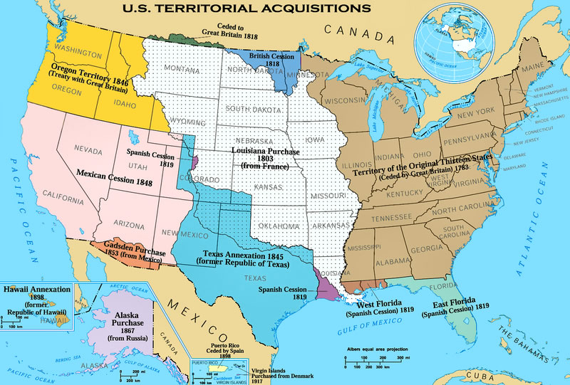 US Acquisitions territoriales