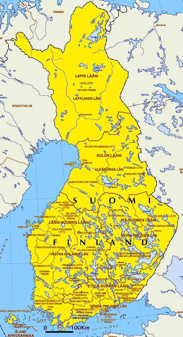 finlande carte