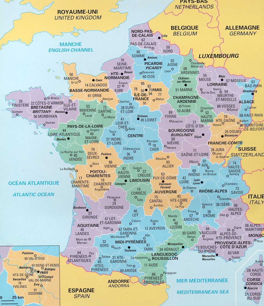 carte de france