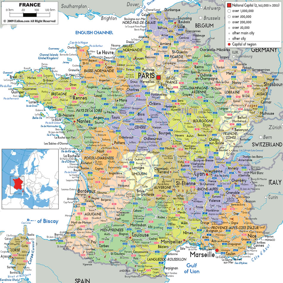 politique carte de france