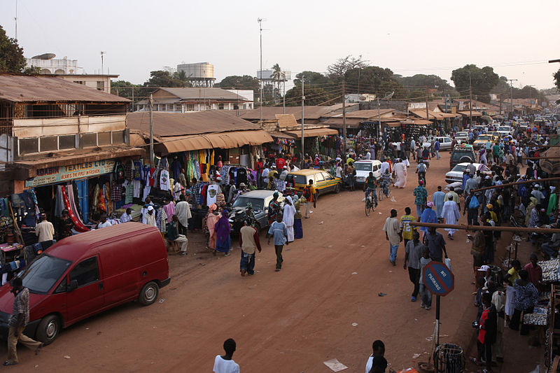 Serekunda market gambie