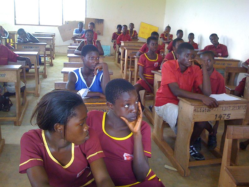 salle de cours en Ghana