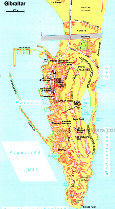 Carte de Gibraltar