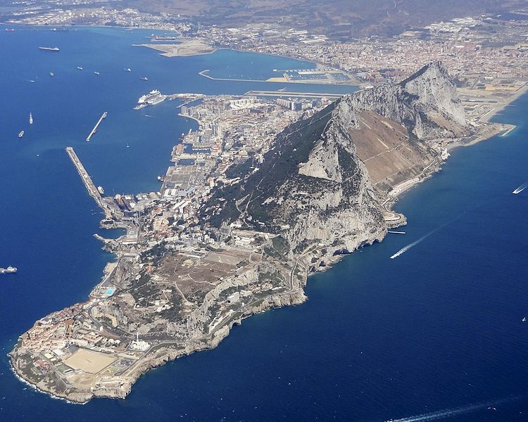 Gibraltar Vue aerienne