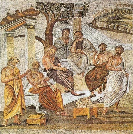 Plato's academie mosaique grece