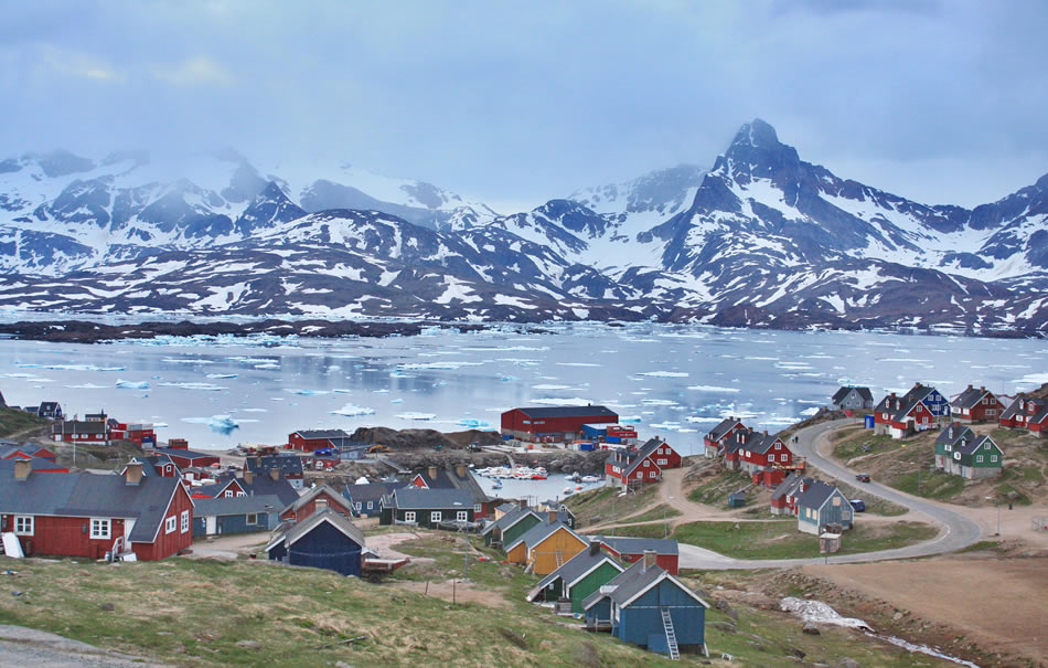 Tasiilaq groenland l'ete