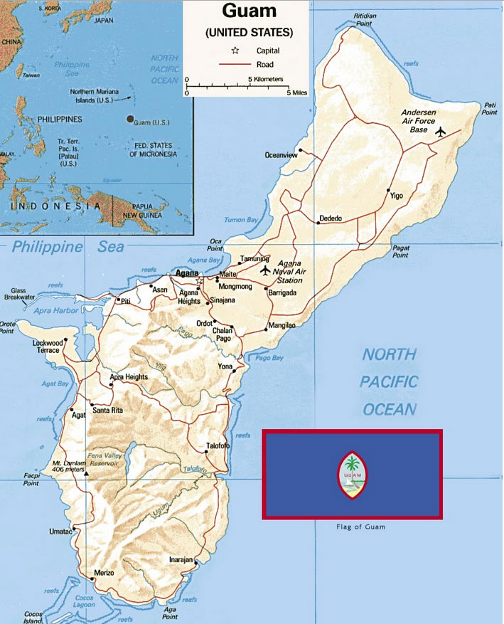 Carte de Guam