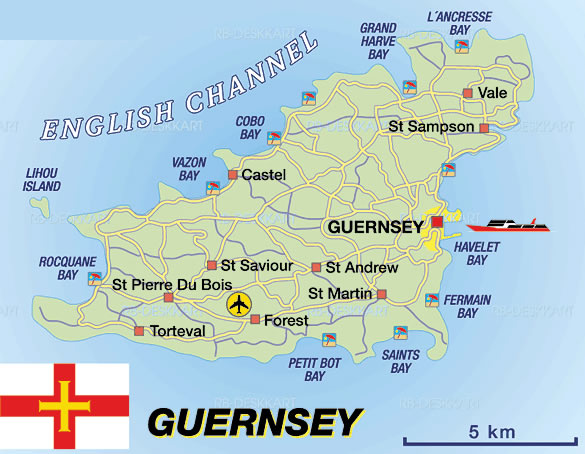 carte de Guernsey