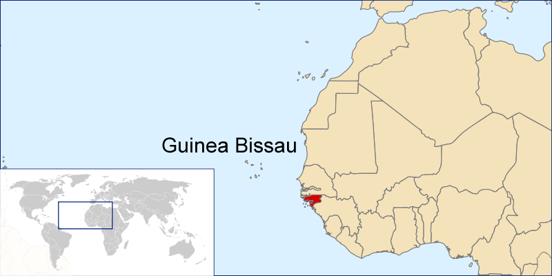 ou se trouve guinee Bissau