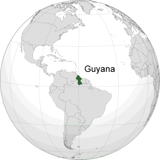 ou se trouve Guyana