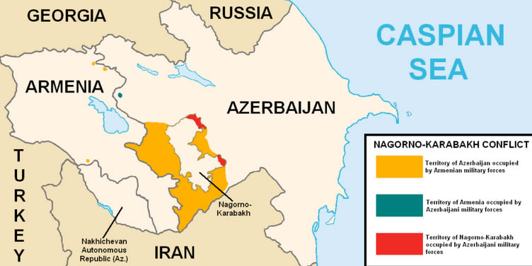 Carte de Haut Karabakh