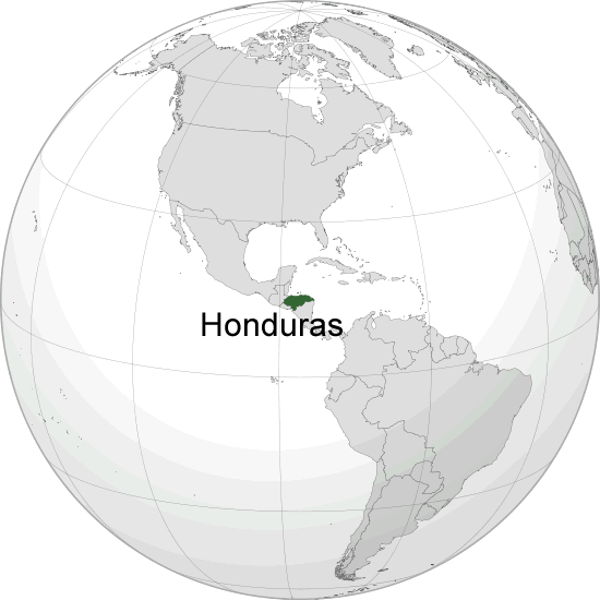 ou se trouve Honduras