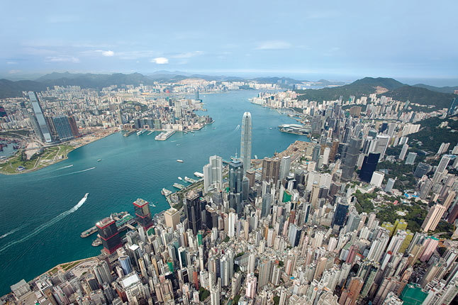 hong kong Vue aerienne