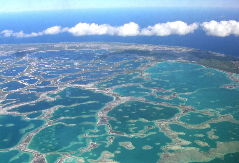 Ile Christmas Vue aerienne