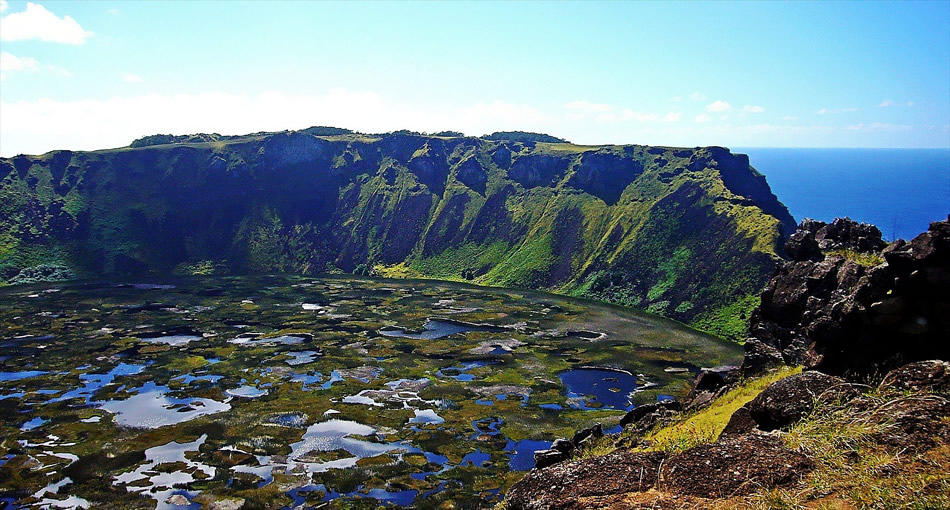 Orongo Rapa Nui parc national Ile de Paques