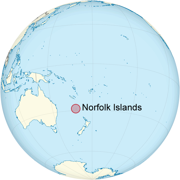 ou se trouve Ile Norfolk