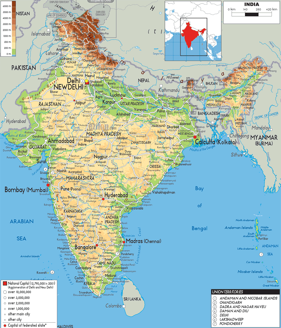 Inde carte