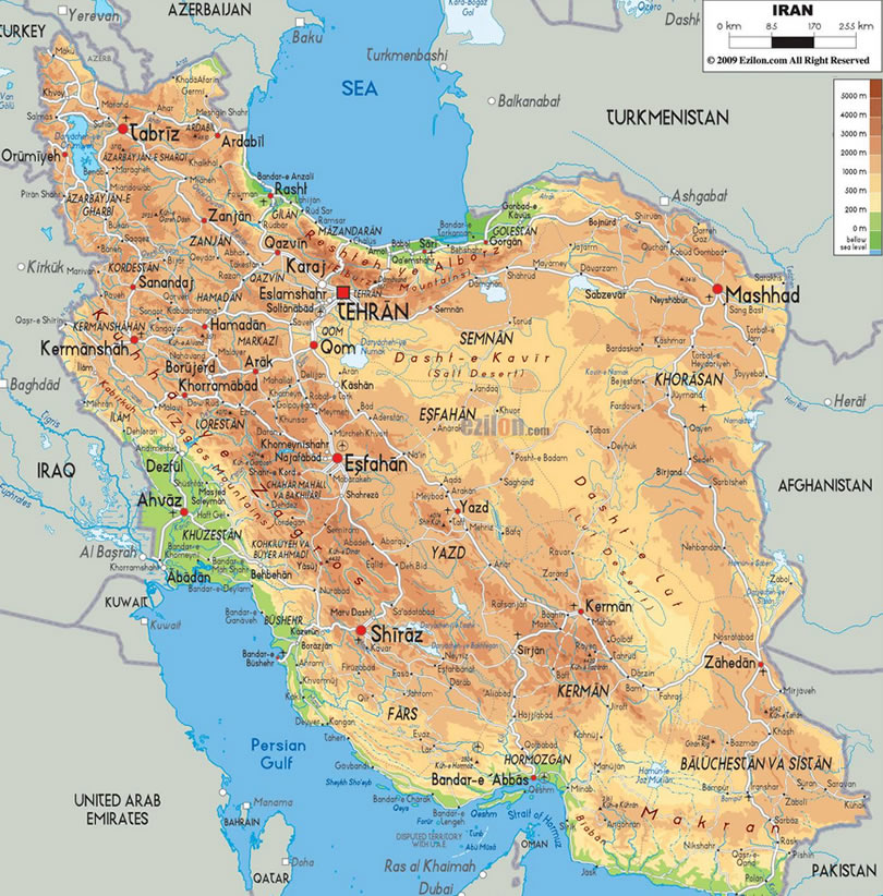 Carte de Iran